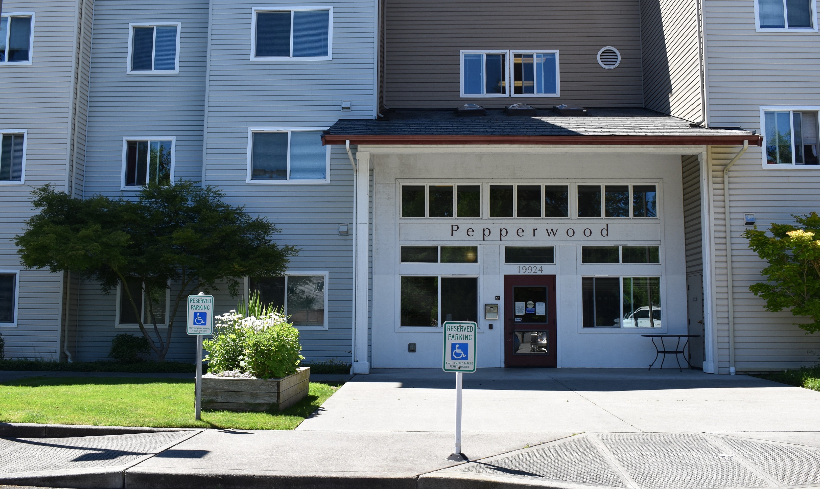 Pepperwood Senior Apartments entrance